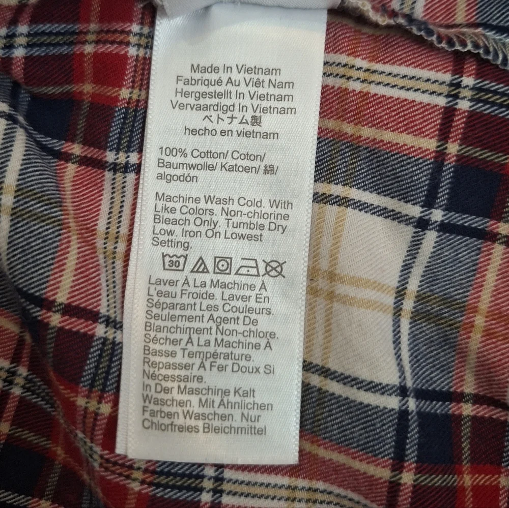 J.CREW BUNDLES  Navy and Red Plaid Button Down Shirts